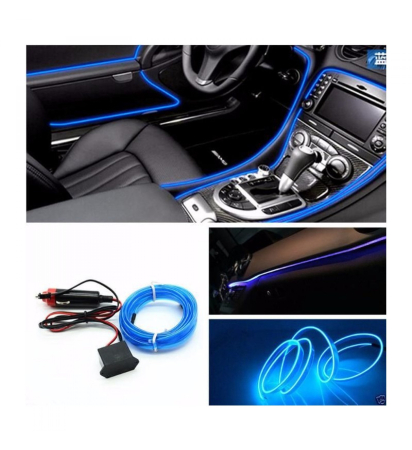 ILUMINAT - FIR CU NEON 5 METRI 12V ALBASTRU