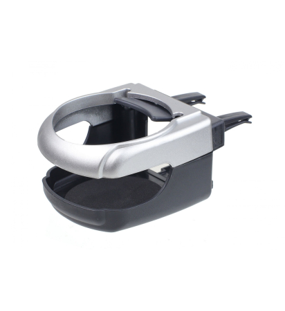 ACCESORII - SUPORT UNIVERSAL PENTRU BĂUTURI ARGINTIU