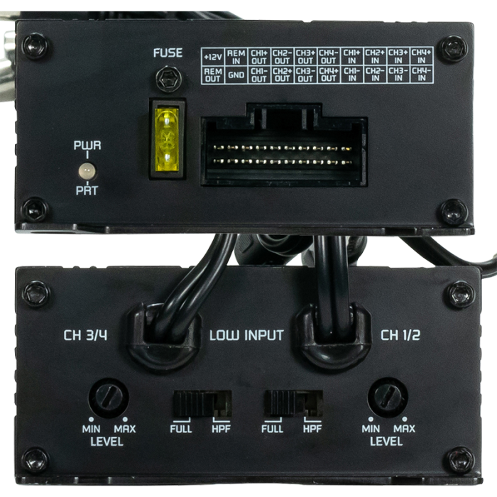 Amplificator de înaltă eficiență clasa D cu 4 canale Amplificator ISO ultracompact cu 4 canale pentru instalații OEM plug and play  Micro amplificator ISO cu 4 canale Componente SMD Tehnologie de clas [3]