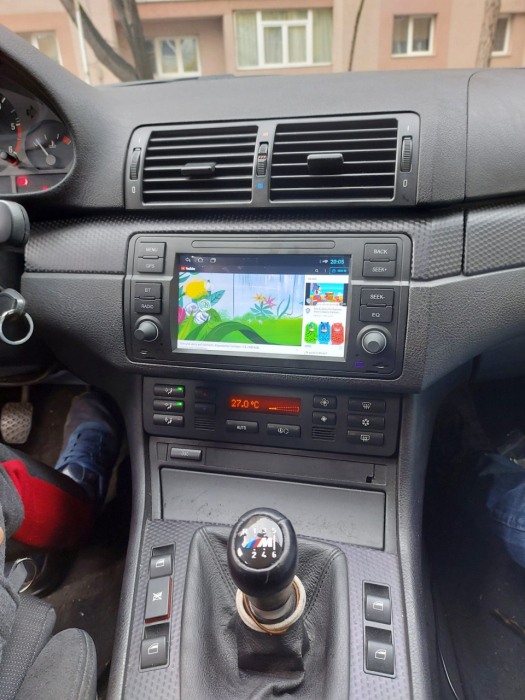 Android auto display 7 inchi 2GB RAM BMW E46  [3]