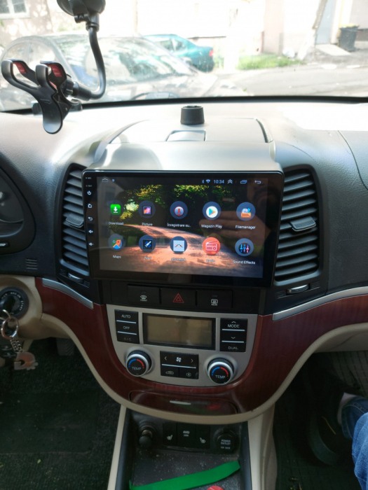 Android auto display 9" dedicat Hyundai Santa Fe (2006-2012) [4]