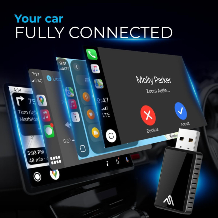 AUTOSKY WUA-8 Adaptor wireless Carplay [2]