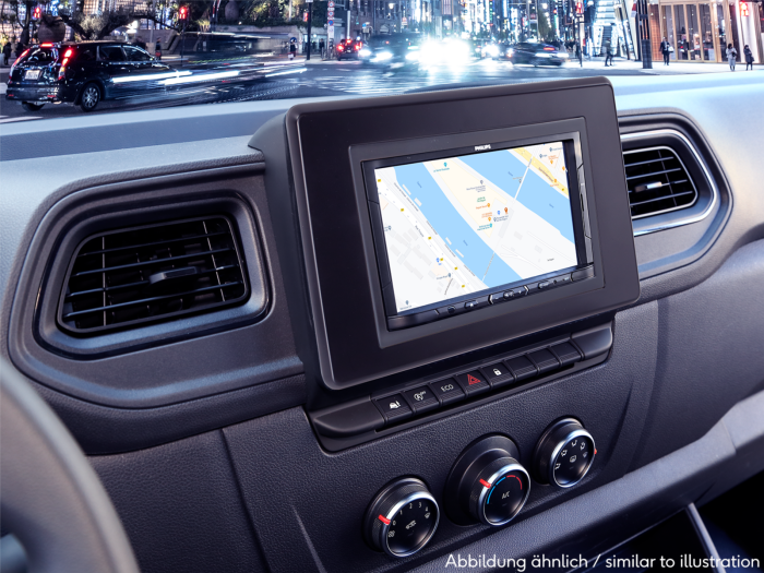 Cadru radio 2-DIN Nissan NV400/Opel Movano/Renault Master [2]