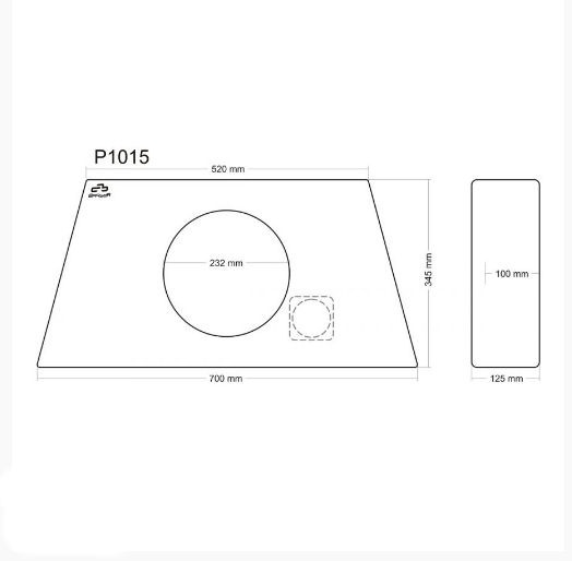 Carcasa, Incinta subwoofer MDF 15 L, P1015  [4]