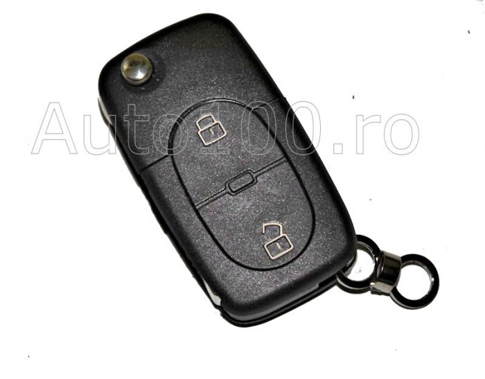 Carcasa telecomanda compatibila Audi tip briceag 2 butoane [2]