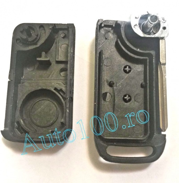 Carcasa telecomanda compatibila Mercedes tip briceag cu 2 butoane [2]