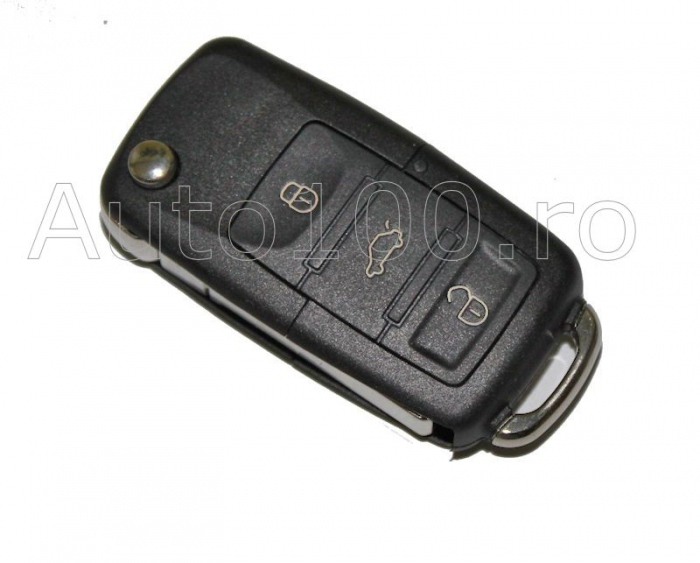 Carcasa telecomanda compatibila VW tip briceag 3 butoane [2]