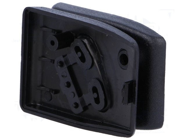 Carcase telecomanda ABS-13 2 butoane neagra [2]