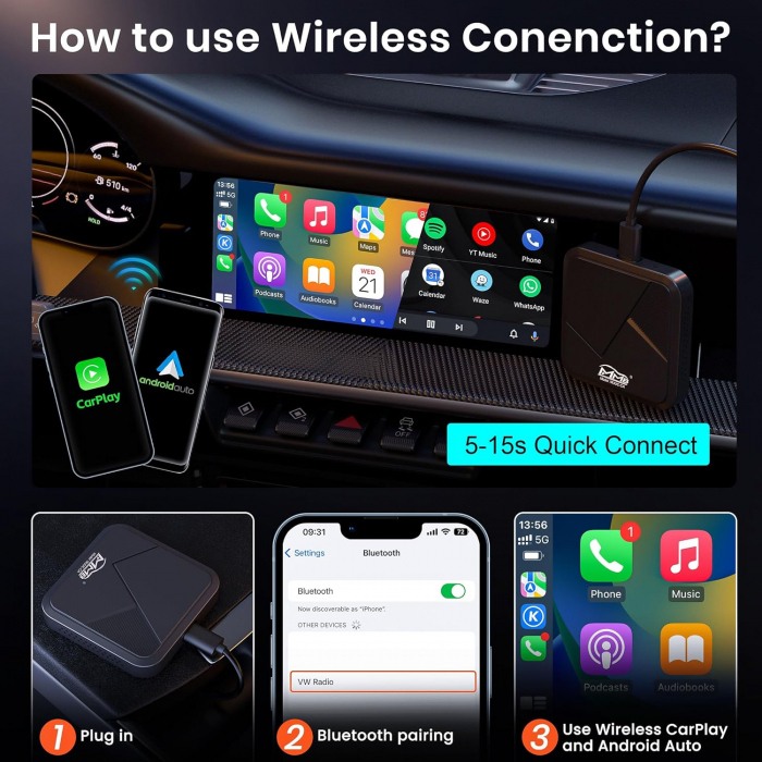 CARPLAY WIRELESS MULTIMEDIA DONGLE, MMB WJUC-CA [4]