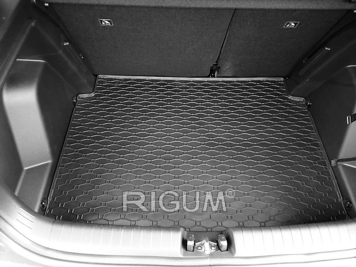 Covoras cauciuc portbagaj Hyundai Bayon, 2021-prezent, (fara podea ajustabila) [2]