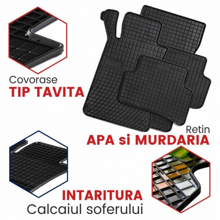 Covorase auto Audi A8 D3 (4E) fabricatie 10.2002 - 2009 (ampatament scurt) 67027. [2]