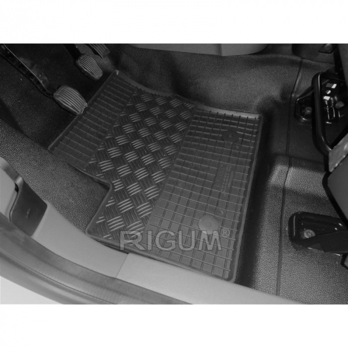 Covorase cauciuc Ford Transit Connect 2 facelift cu podea vynil, 2019-2022, Rigum (cu 5 locuri) [2]