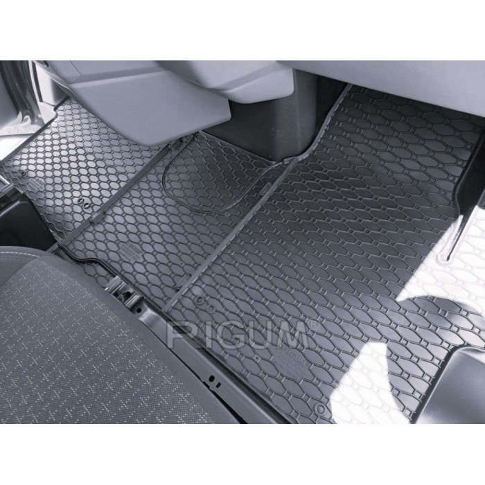 Covorase cauciuc speciale VW Transporter T7, 2024-prezent, Rigum Cehia (2 sau 3 locuri fata) [2]