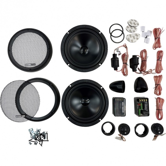 Difuzoare sistem componente Ground Zero RADIOACTIVE GZRC 165.2SQ-IVX, 16,5 cm [5]