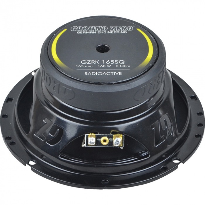 Difuzoare sistem componente Ground Zero RADIOACTIVE GZRC 165.2SQ-IVX, 16,5 cm [2]
