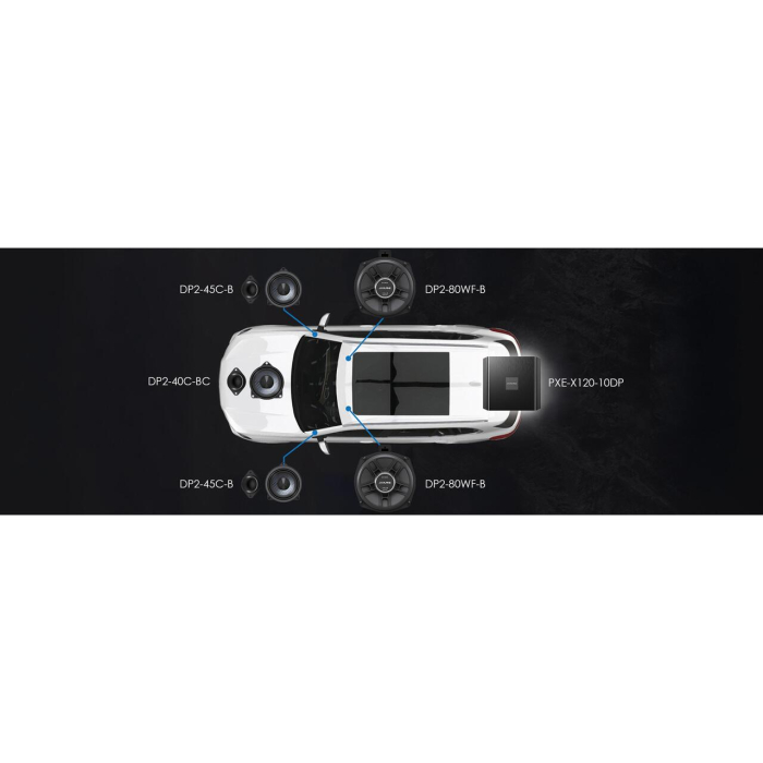 DP2-45C-B DIFUZOARE COMPONENTE DE 12CM (4.5") PENTRU BMW [2]