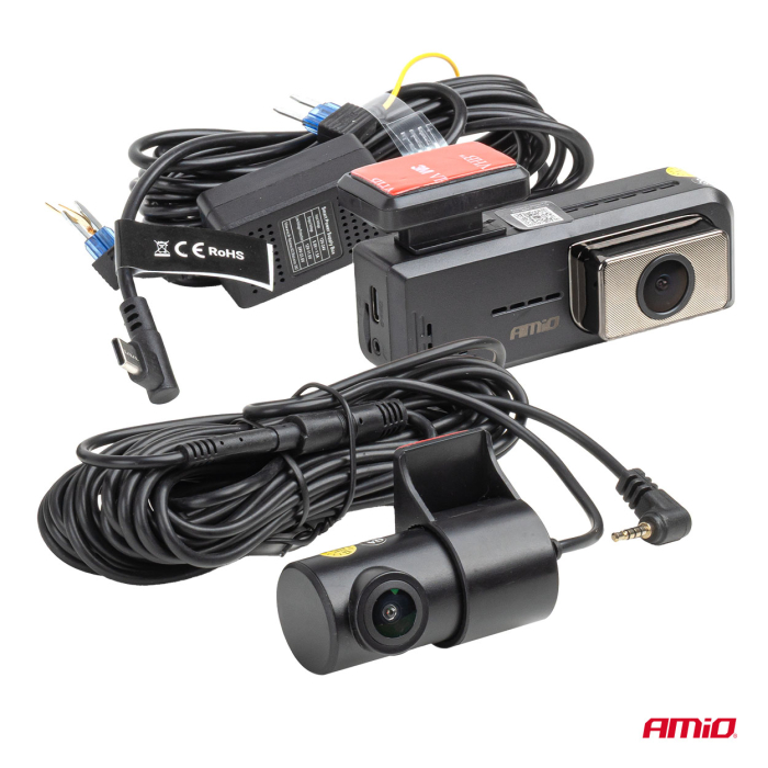 DVR auto cu doua camere 2K + 1K WLAN 512GB WIFI Full HD AMIO-04800 [6]