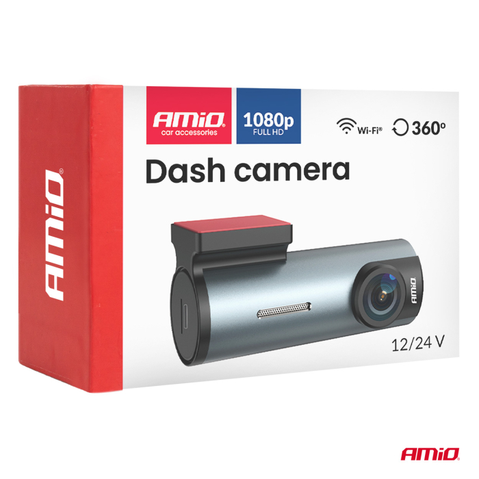 DVR auto cu o camera 1K WLAN 128GB WIFI Full HD AMIO-04798 [4]