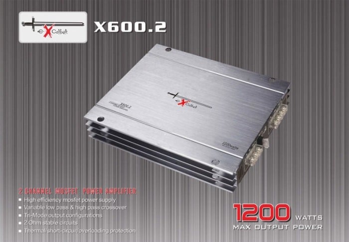 X600.2 AMPLIFICATOR EXCALIBUR PE 2 CANALE, 1200W [2]