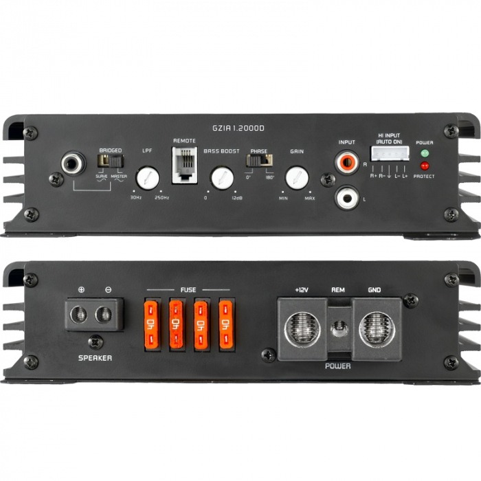 GZIA 1.2000D AMPLIFICATOR MONO GROUND ZERO, 2000W [2]
