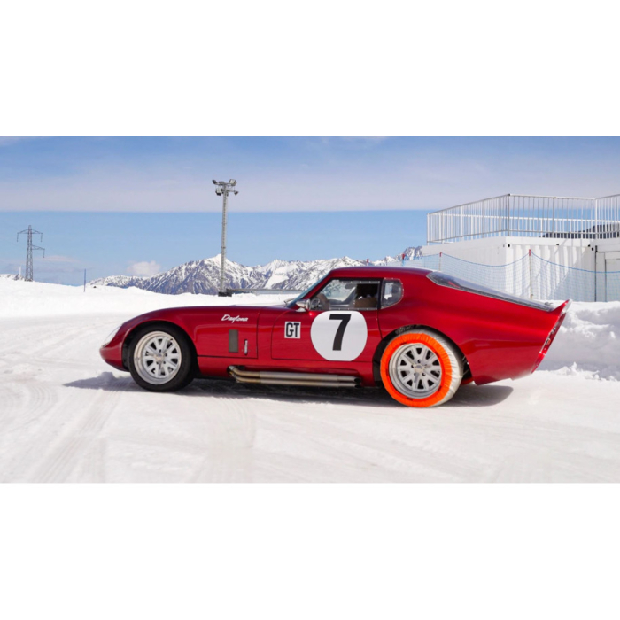 Huse antiderapante ISSE Super, alb cu portocaliu [3]