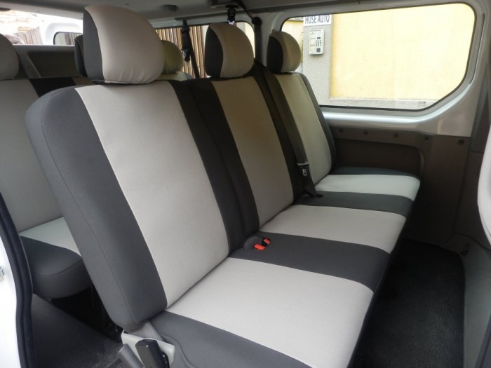 Huse scaune auto dedicate pentru Renault Trafic 9 locuri X82 [5]
