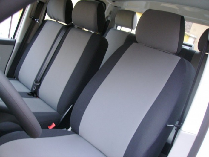 Huse scaune auto dedicate pentru Volkswagen T5 Doka 6 locuri [7]