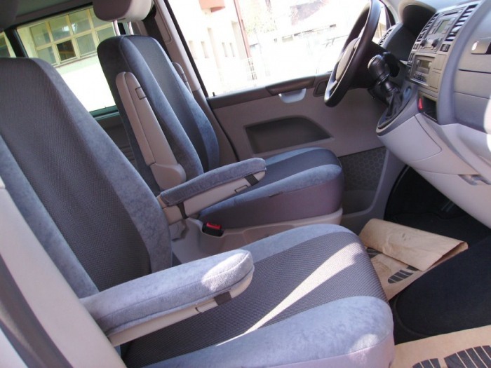 Huse scaune auto dedicate pentru Volkswagen T5 Doka 6 locuri [6]