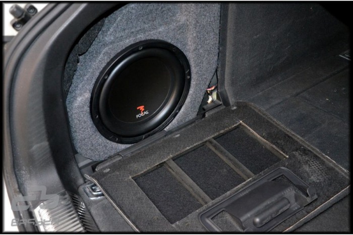 Incinta carcasa subwoofer, difuzor 250mm Audi A4 B8 combi stanga [9]