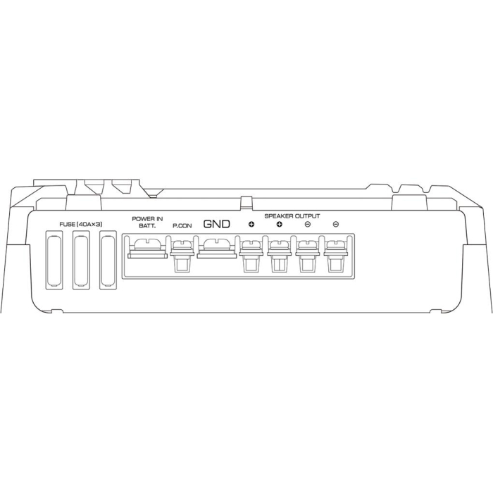 KAC-9106D AMPLIFICATOR MONO KENWOOD, 2000W [2]