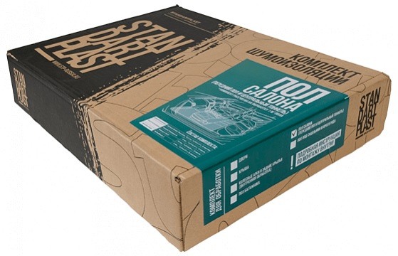 KIT DE INSONORIZARE PODEA - STP FRONT FLOOR - 3 STRATURI VIBRO FONO TERMO [3]