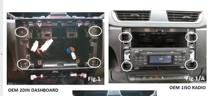 Kit fixare radio 2DIN + 2 rame Renault Express dupa 2021 [3]