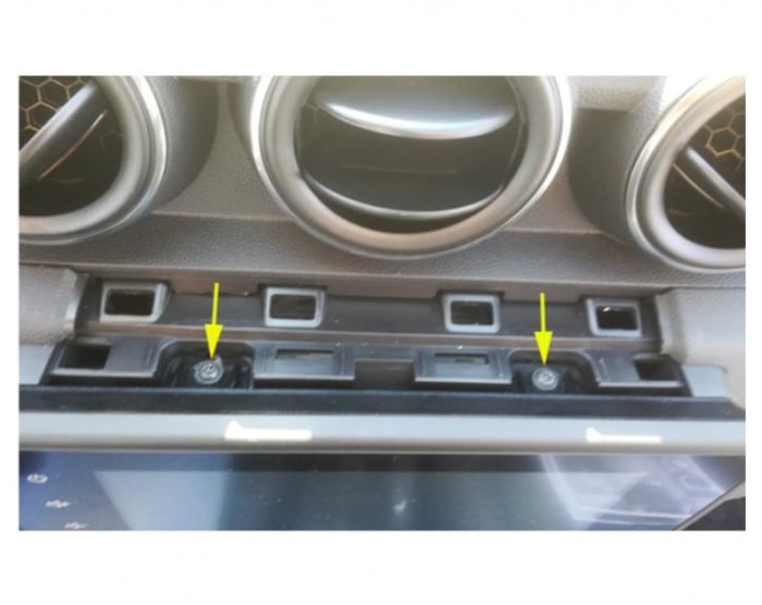 Kit fixare radio 2DIN negru cu 2 rame Dacia Duster 2022- [4]