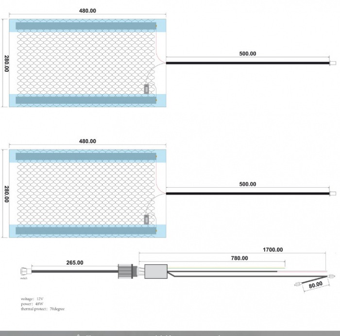 HEAT302 Rezistente electrice de carbon Ampire in 3 trepte [2]