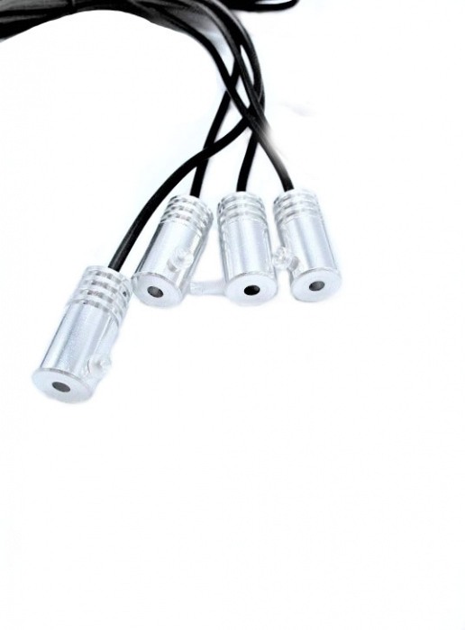 Kit Lumini Ambientale Auto 5 metri cu 4 canale, fir neon RGB cu Aplicatie Telefon Bluetooth [2]