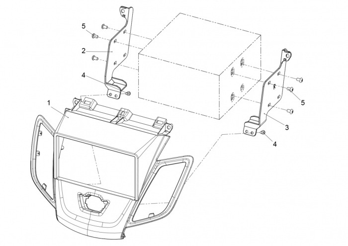 Kit rama radio 2DIn Ford Fiesta 2008-2017, 381114-20-1 [3]