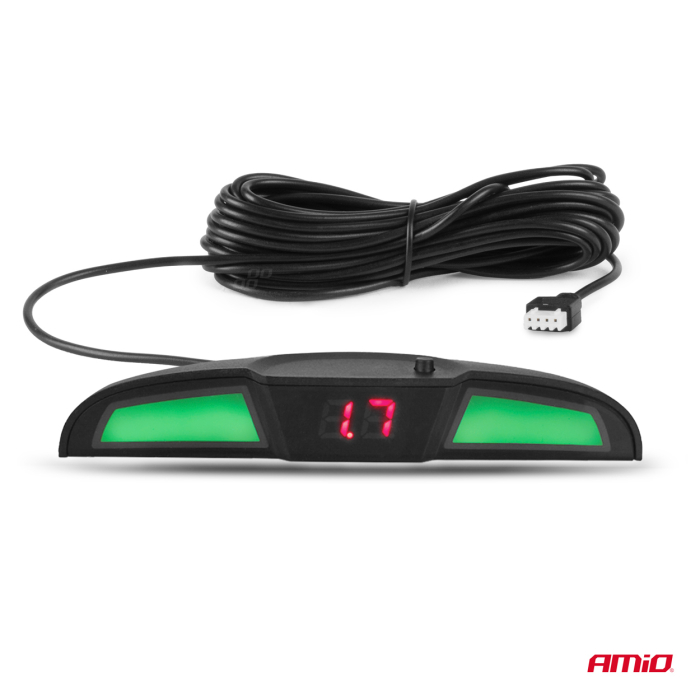 Kit senzori de parcare cu LED COB, 4 senzori negri, AMIO-02281 [2]