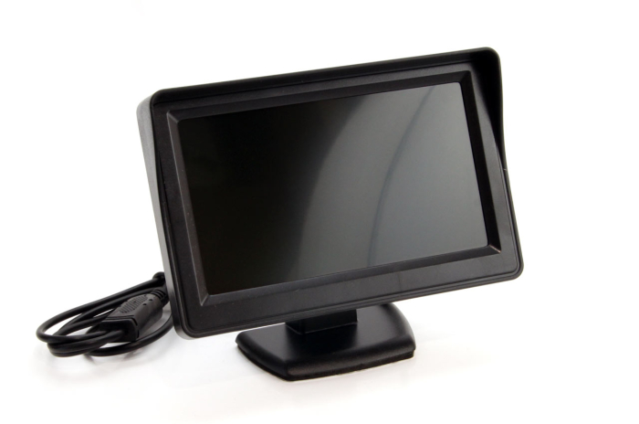 Kit senzori de parcare TFT01 de 4,3" cu cameră HD-315-LED, 4 senzori, negru [4]