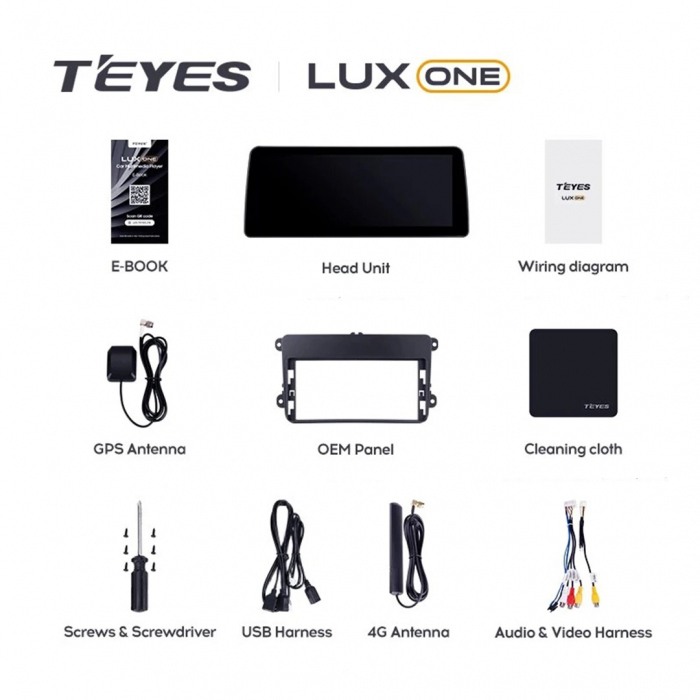 NAVIGATIE AUTO TEYES LUX ONE VOLKSWAGEN GOLF 6 2008-2016 6+128GB 12.3" IPS OCTA-CORE 2GHZ, ANDROID 4G BLUETOOTH 5.1 DSP [5]