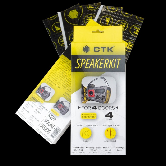 Pachet CTK SPEAKERKIT 4 folii 25x25 vibroabsorbant [2]