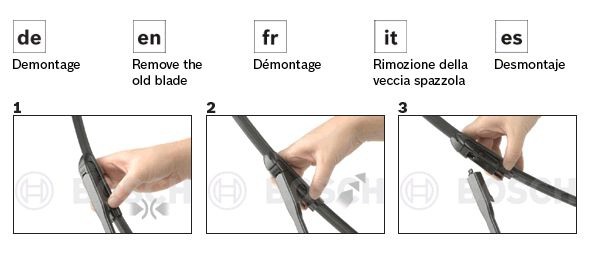 Pachet stergatoare Bosch Mercedes 650mm / 575mm, 3 397 118 967 [4]