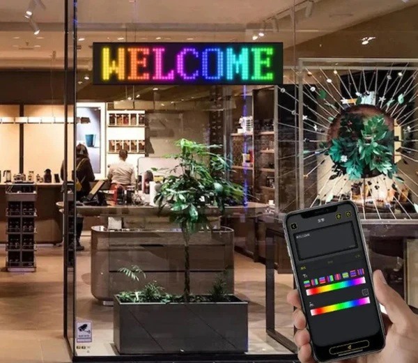 Panou flexibil afisaj Matrix led ,595x120mm, devil eyes, ochi camion,nume [2]