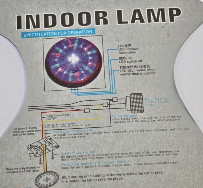 Plafoniera interior cu led-uri [4]