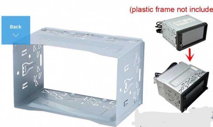 Rama metalica 2 DIN - pentru aparate MP5,DVD [2]