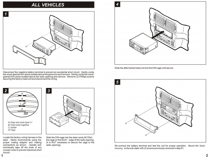 Rama radio 1DIN BMW E46, 281023-01-1 [2]