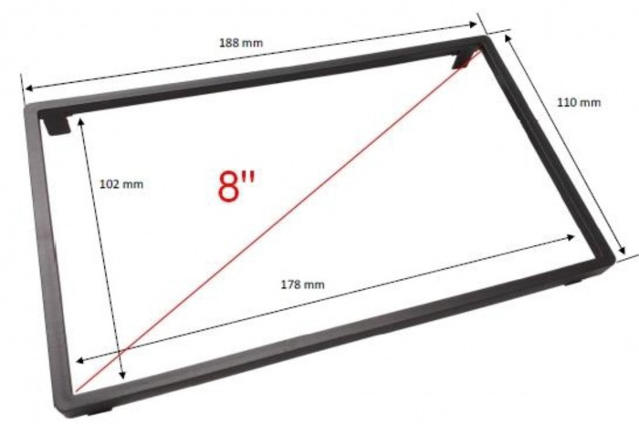 Rama radio 2DIN radio 8 inchi DIN.84 [2]