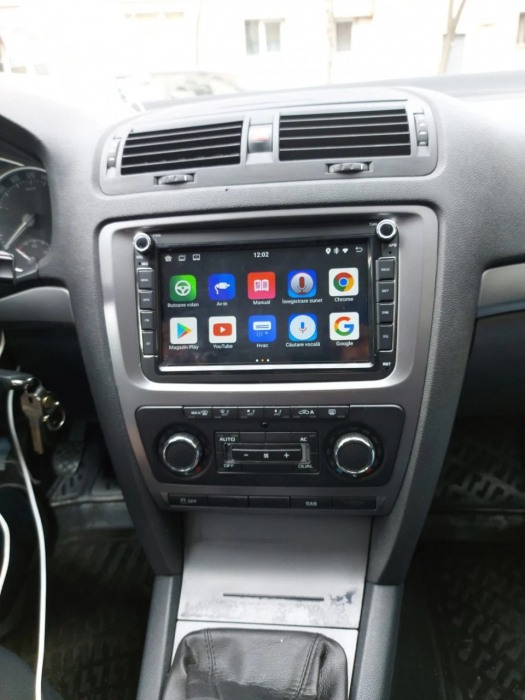 Rama radio 2DIN Skoda Octavia 2009-2012 cu Climatronic AR166 [2]