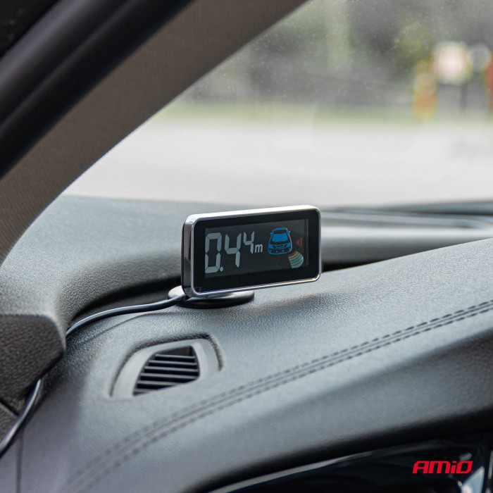 Senzori de parcare cu LED negru 3D față-spate -03191 cu 8 senzori [2]