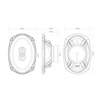 Set Difuzoare coaxiale 6x9 MTX TX269C [4]