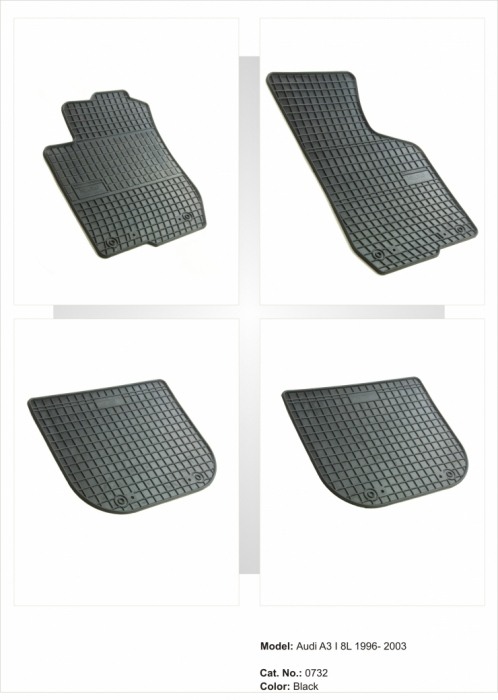 Set presuri cauciuc auto pentru Audi A3 8L Frogum [2]